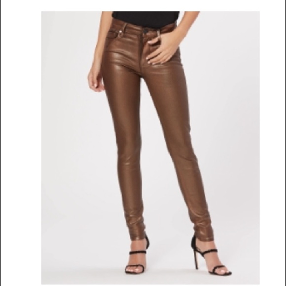 Paige Hoxton ultra skinny pearlized copper coating